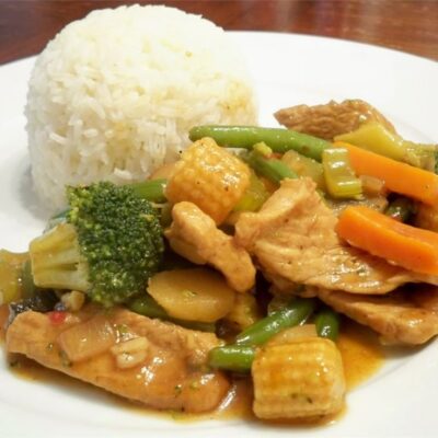 Unli-rice and Veggie Meal