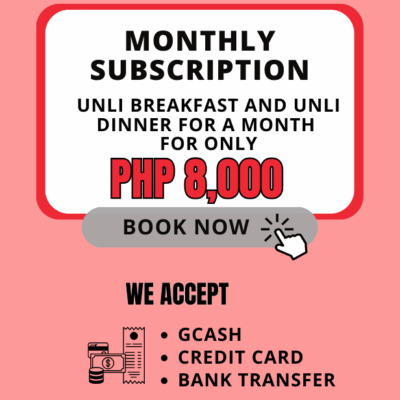 Unli Meal Monthly Subscription