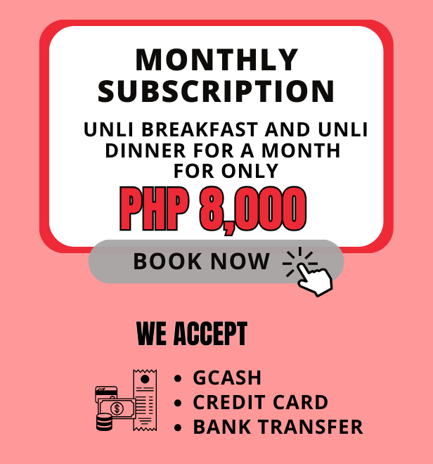 Unli Meal Monthly Subscription